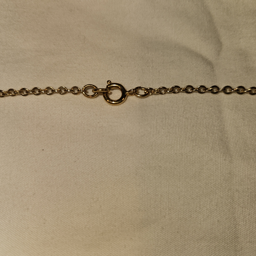 Black Rose Pendant On Gold Toned Necklace 22in Whimsigoth - Picture 4 of 8
